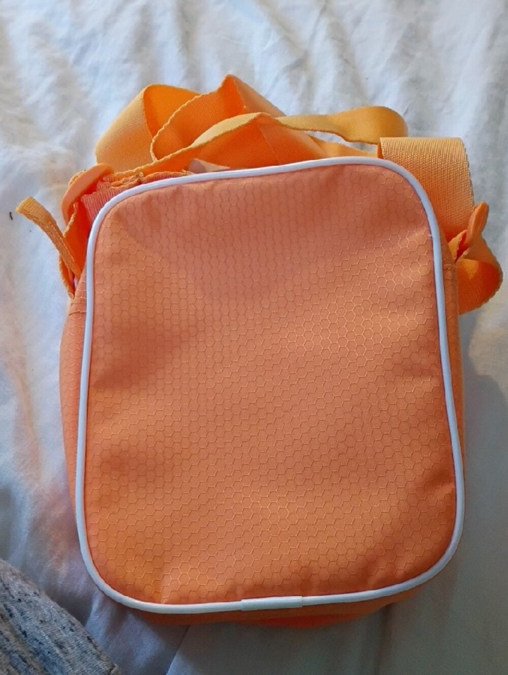 Reebok Neon Orange Zip Pouch - Picture 2 of 3
